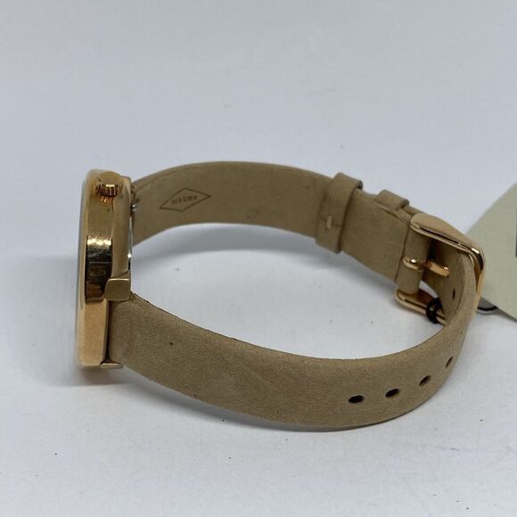 Fossil Suitor BQ3416 Women's Tan Leather Analog Dial Quartz Wrist Watch JK553 - Picture 9 of 12